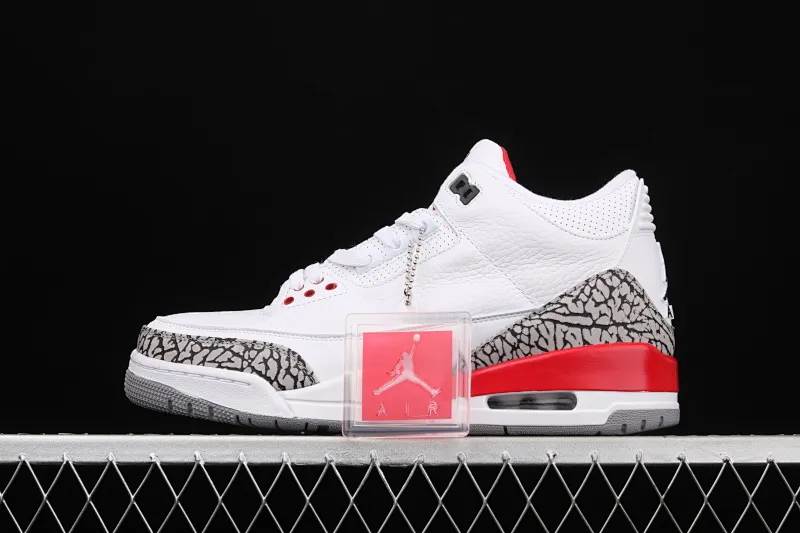 All categories Air Jordan Jordan series basketball shoes Air Jordan 3 Air Jordan 3 Retro AJ3 Joe 3 "Hurricane" "Catalina" first layer genuine label 136064-116